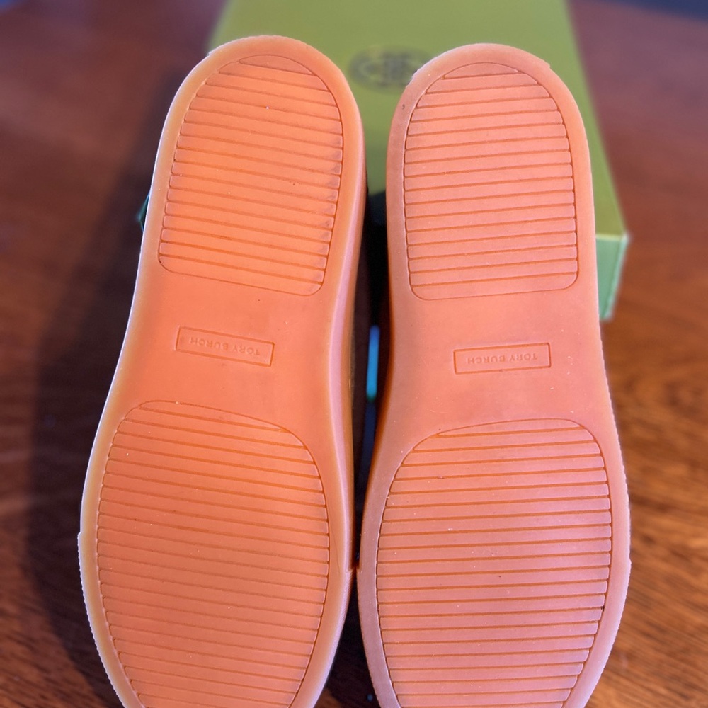 Tory Burch Women’s Taupe Suede Sneakers - Picture 5 of 8